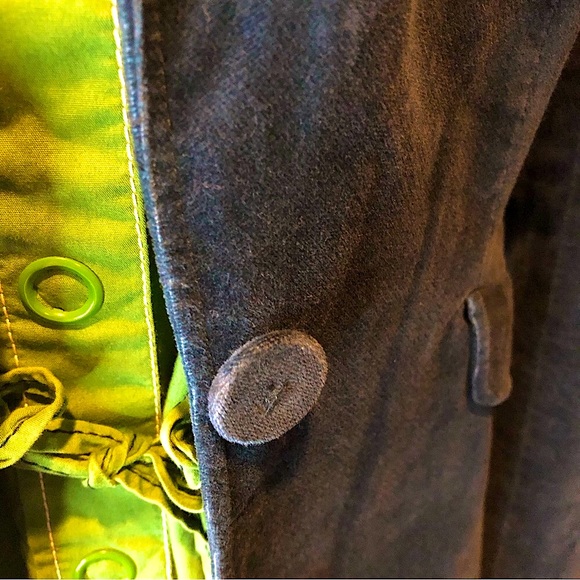 TALBOTS SIGNATURE Teal Velvet Single Button Blazer - Picture 7 of 12